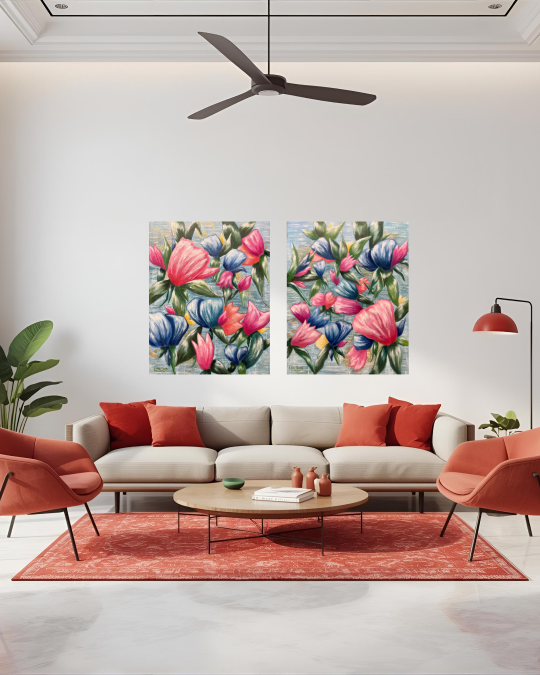 Tranquility In Bloom (#2 of Diptych)