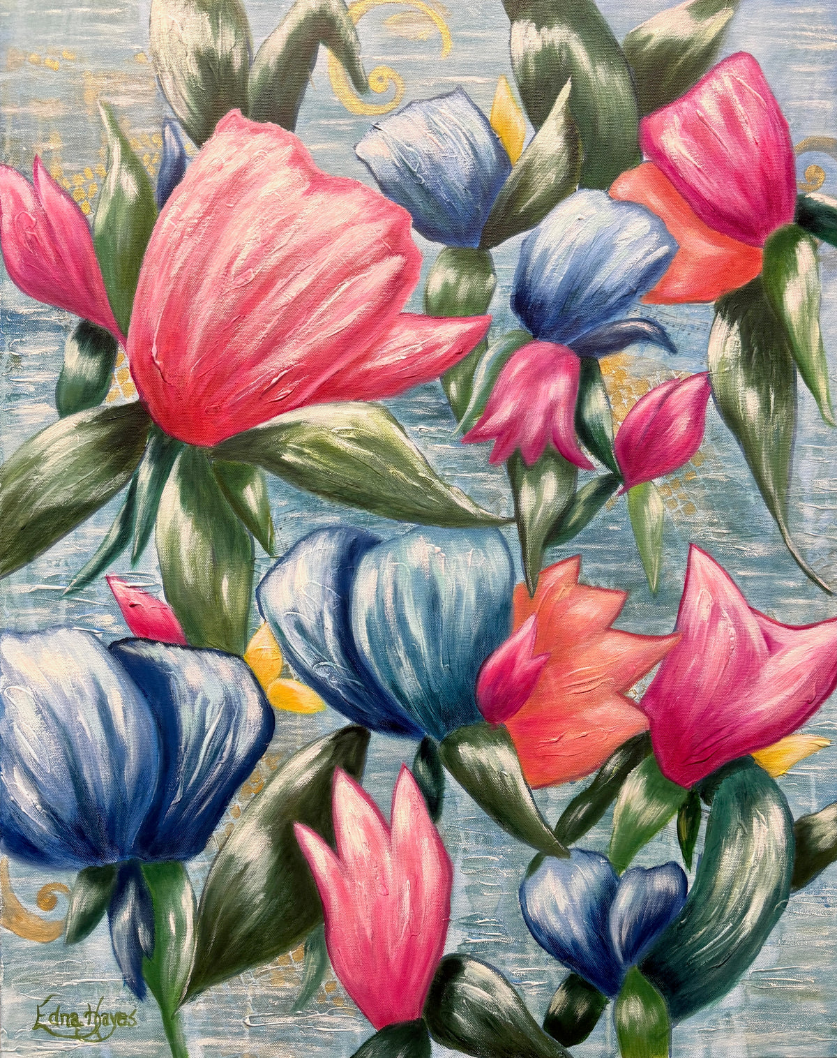 Tranquility In Bloom (#1 of Diptych)